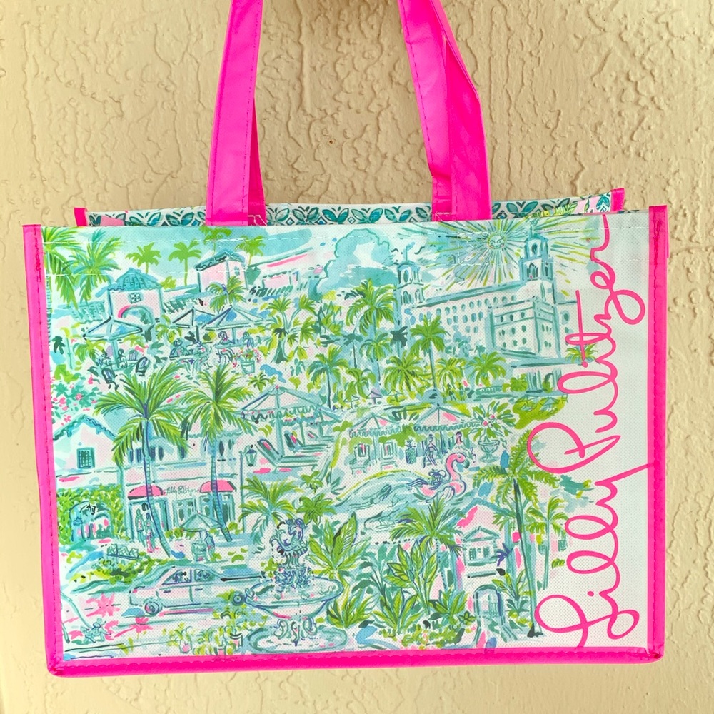 Lilly Pulitzer Florida Shopper Reusable Tote